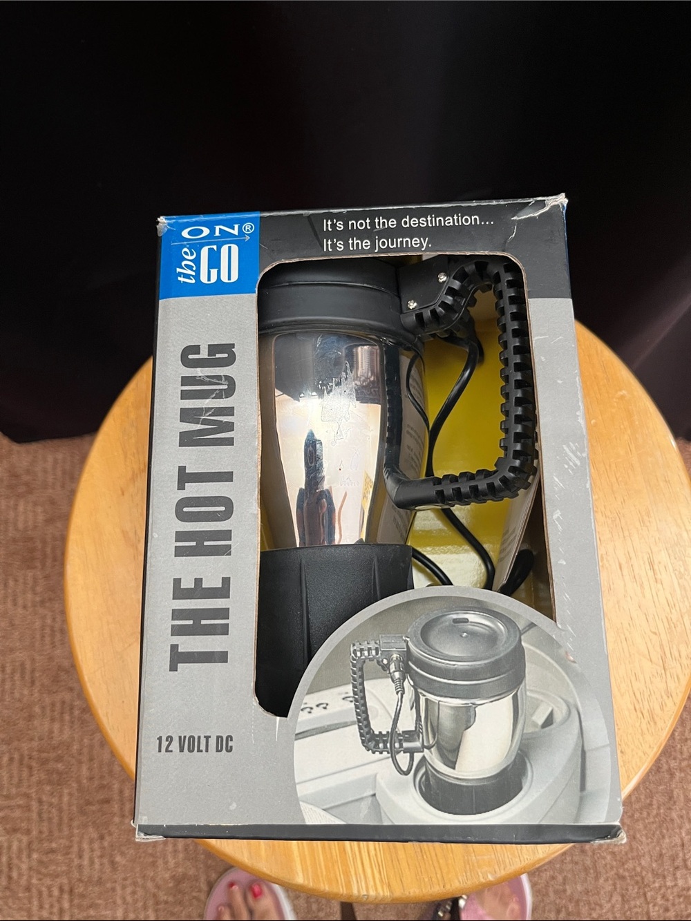 Silver & Black The Hot Mug - Travel Car Mug () New in Box